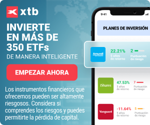 Abrir cuenta XTB – Invierte en ETFs y acciones desde $50